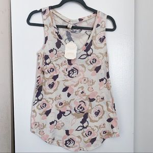 Altar’d State Floral Print Pocket Tank Top